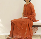 Afreen | 3PC Chiffon Dupatta