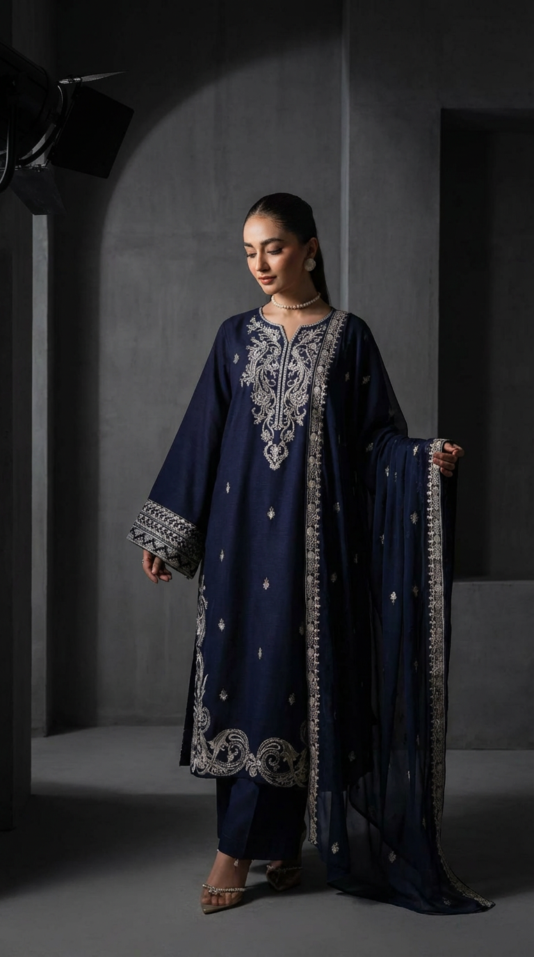 Parisa | 3 PC Chiffon Dupatta