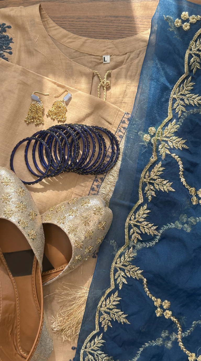 Delneshin | 2 PC Embroidered