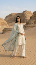 Asman | 3 PC Organza Dupatta