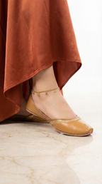 Asal | Leather Khussa | Tan