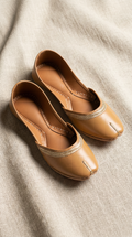 Asal | Leather Khussa | Tan