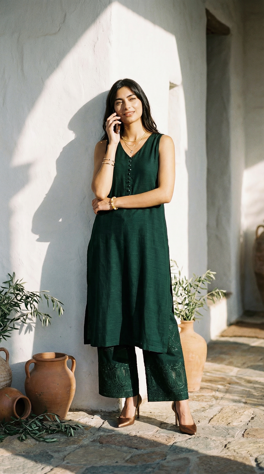 Haryali | 3 PC Chiffon Dupatta