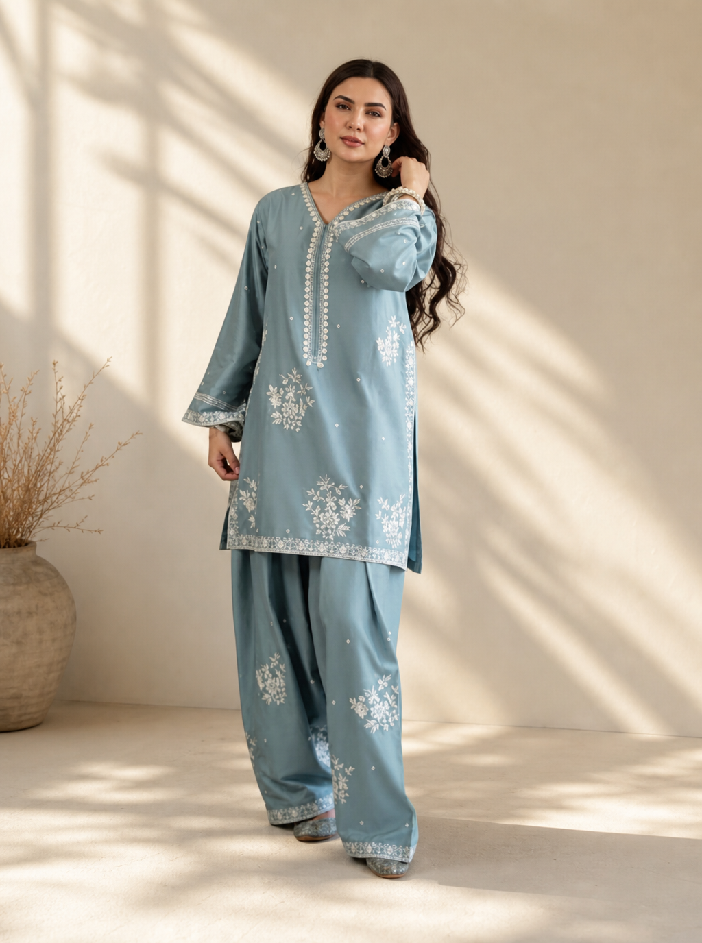 Khwaab | 3 PC Embroidered Suit