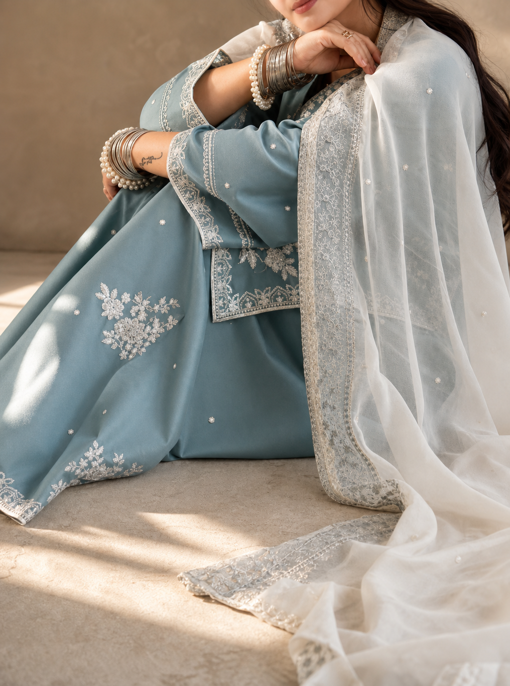 Khwaab | 3 PC Embroidered Suit