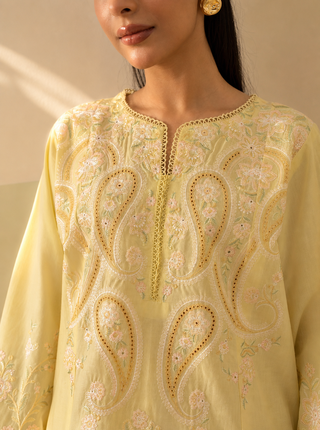 Faseel | 3 PC Embroidered Suit