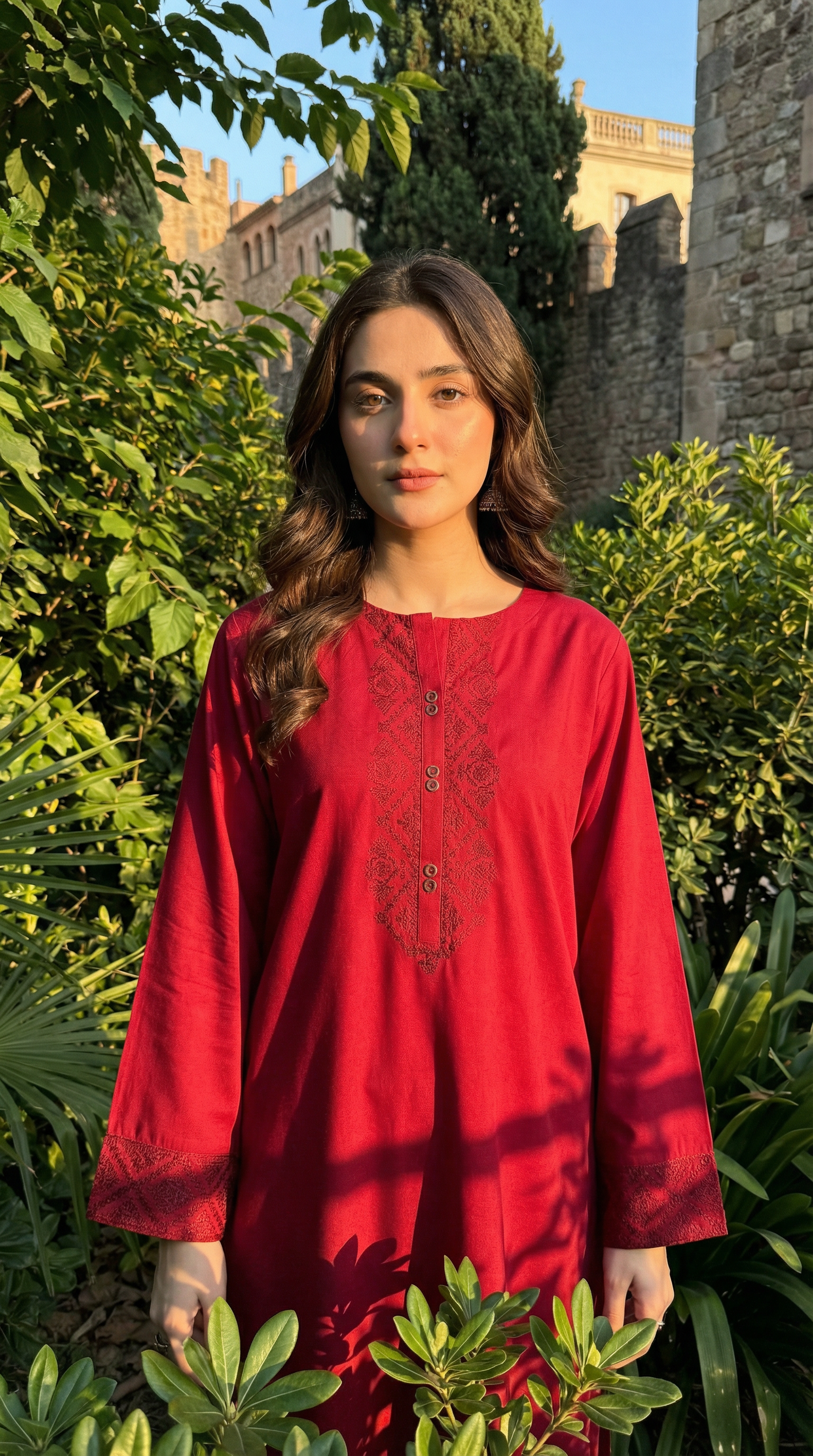 Mah | 2PC Embroidered