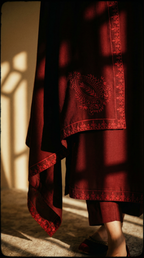 Junoon | 3 PC Embroidered Dupatta
