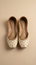 Shahi| Fancy Khussa | Ivory