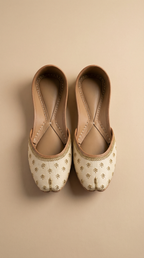 Shahi| Fancy Khussa | Ivory