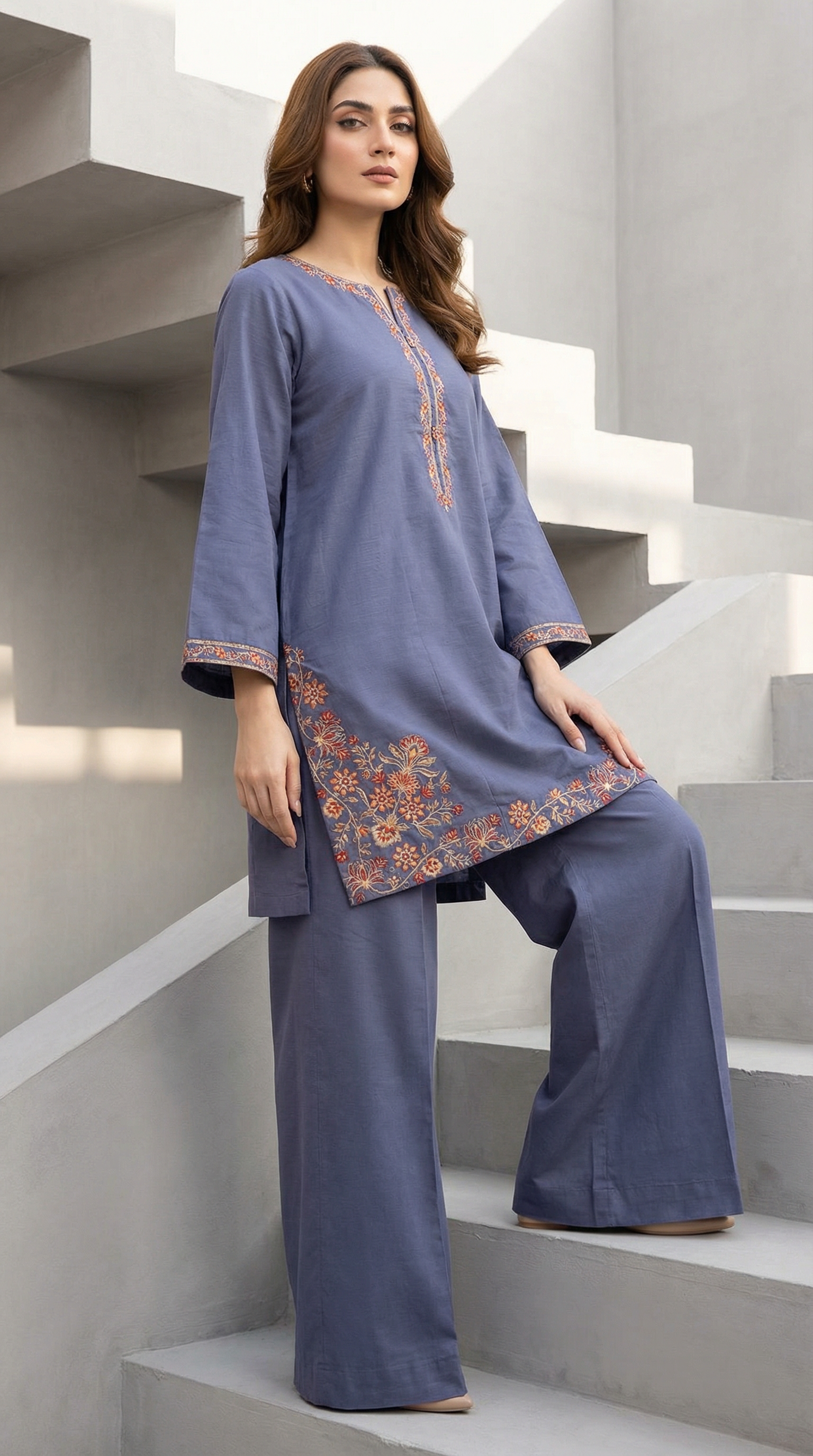 Safar | 2PC Embroidered Suit