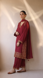 Jaana 3PC Embroidered Suit