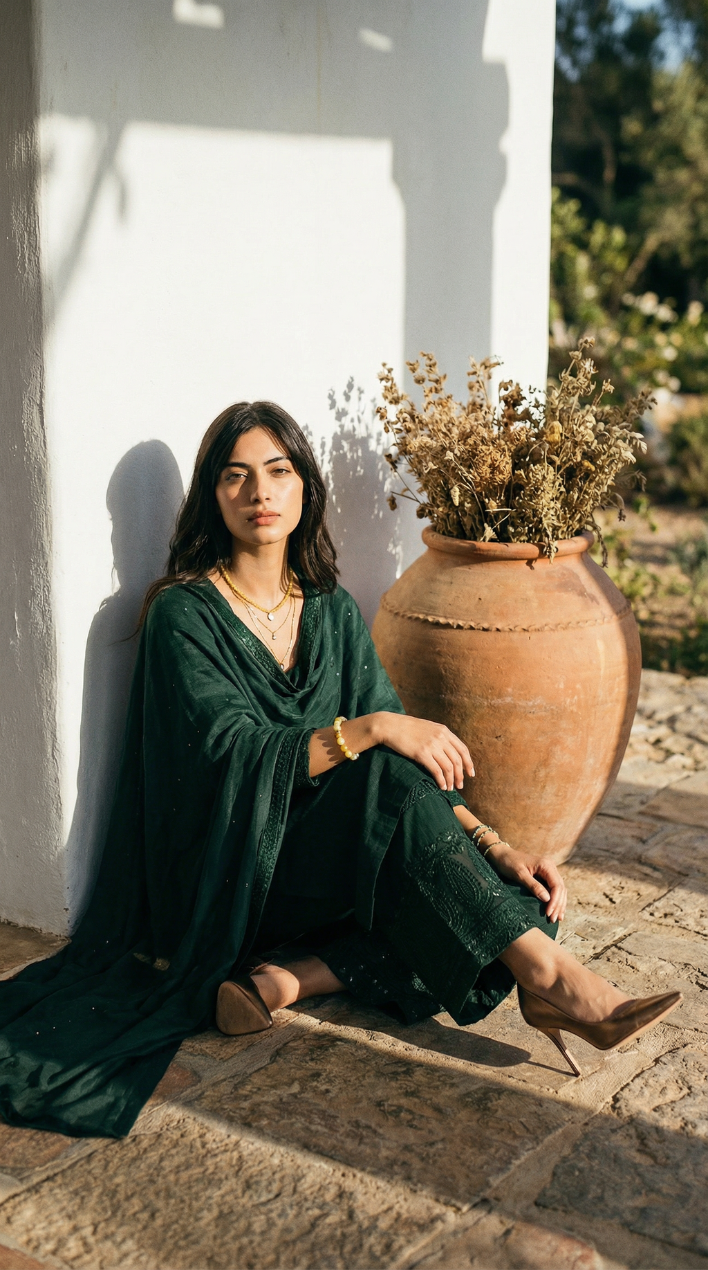 Haryali | 3 PC Chiffon Dupatta