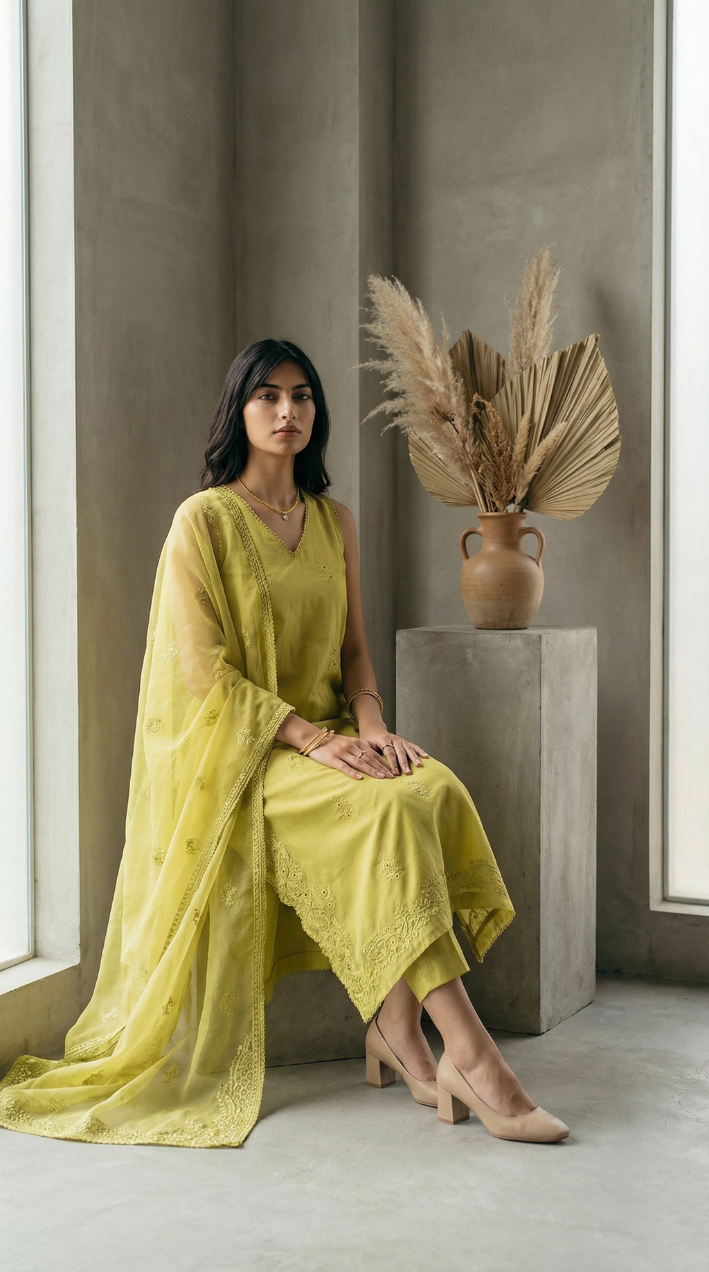 Nazanin | 3 PC Organza Dupatta
