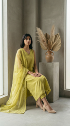 Nazanin | 3 PC Organza Dupatta