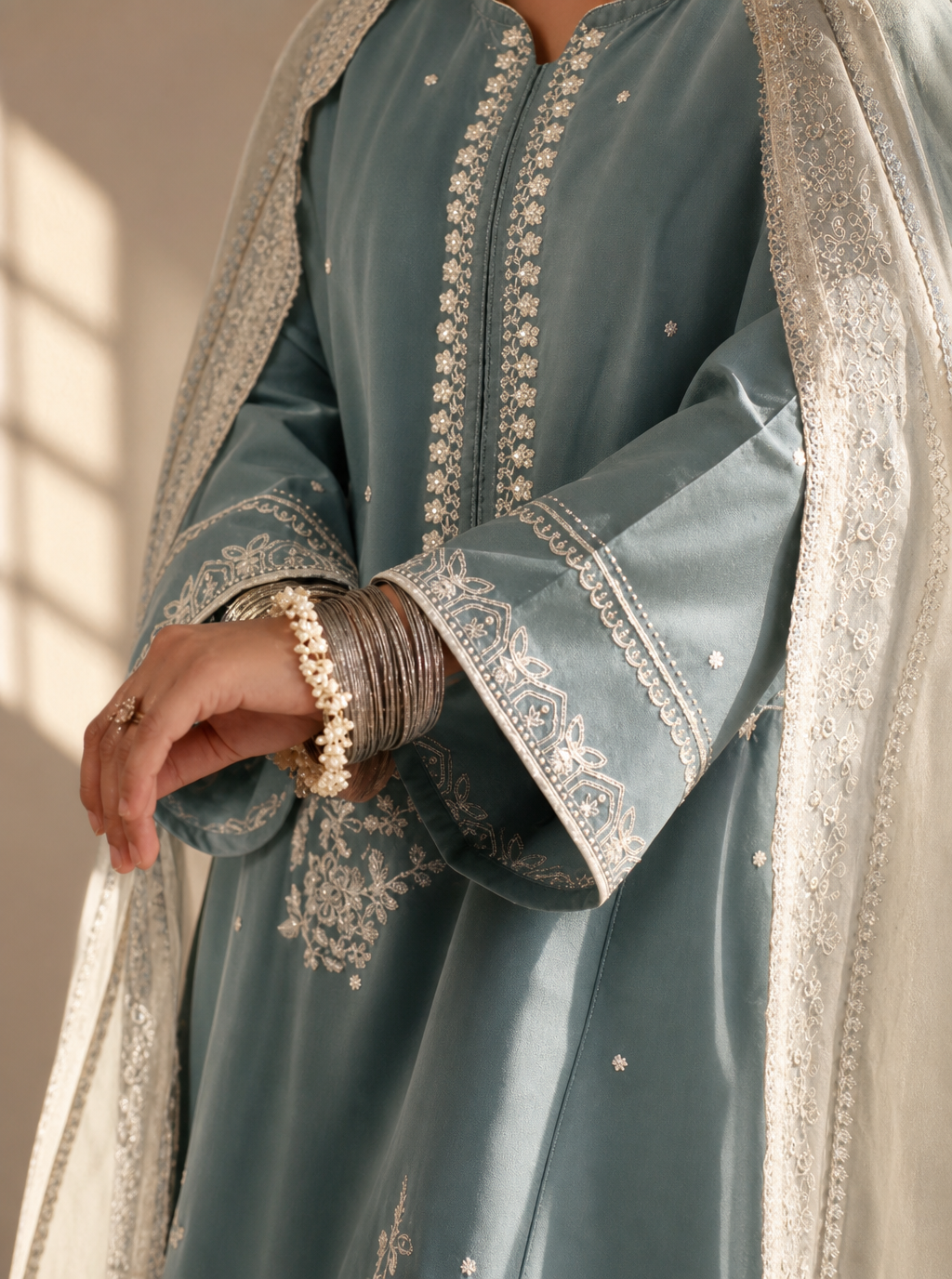 Khwaab | 3 PC Embroidered Suit