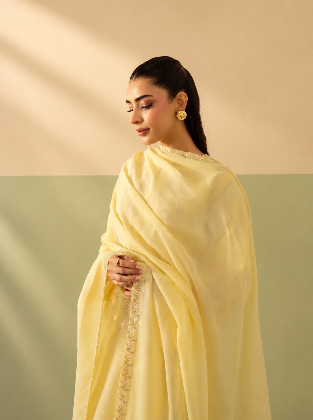 Faseel | 3 PC Embroidered Suit