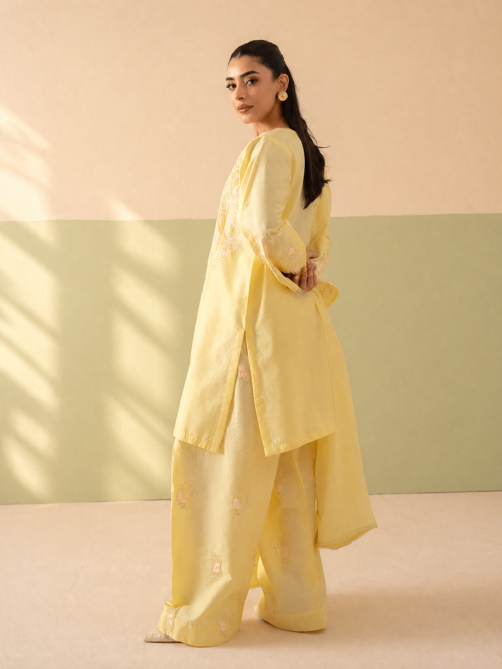 Faseel | 3 PC Embroidered Suit