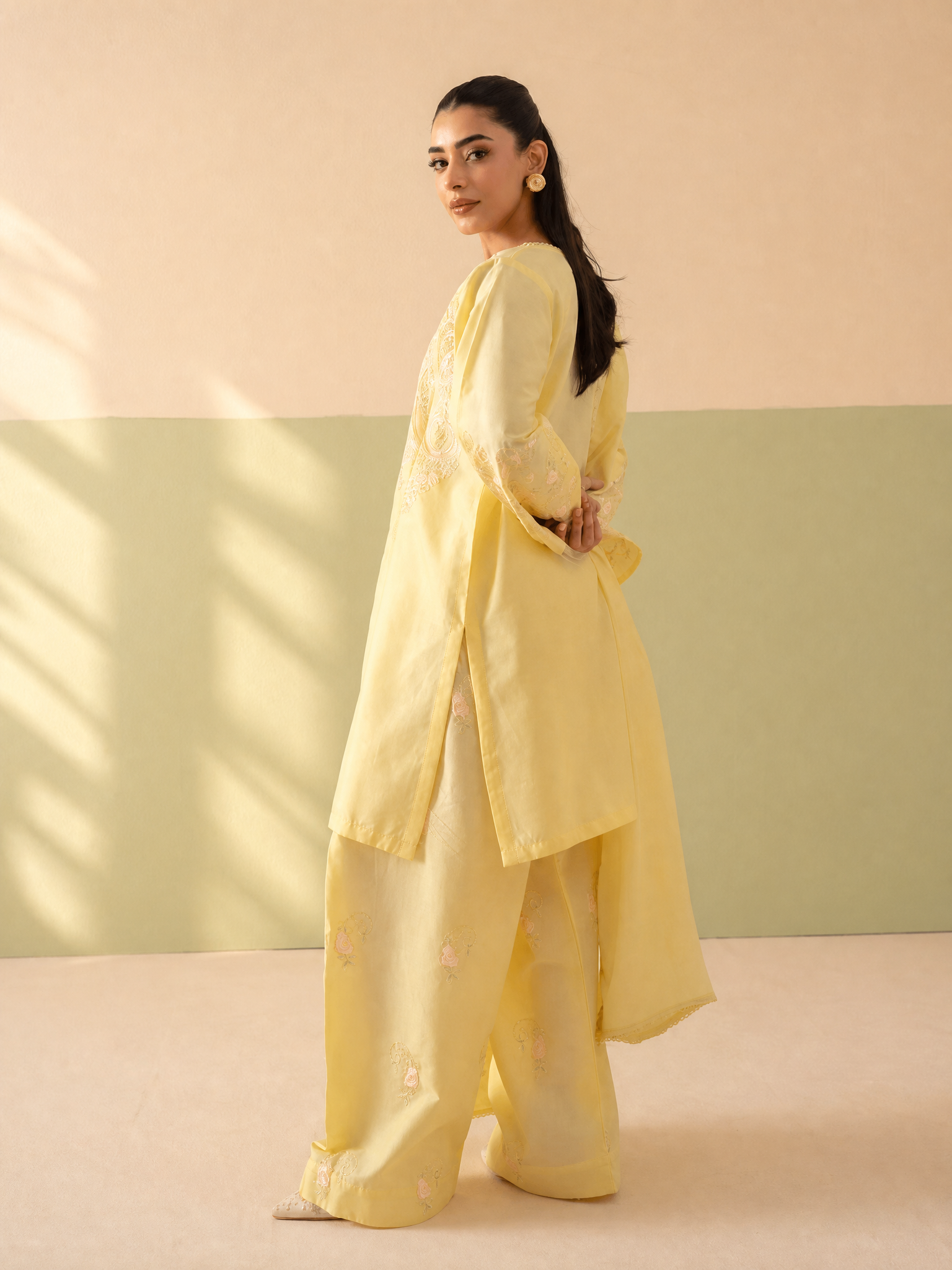 Faseel | 3 PC Embroidered Suit