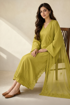 Nazanin | 3 PC Organza Dupatta