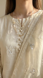 Afsana | 3 PC Organza Dupatta