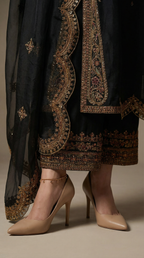 Anarkali | 3PC Organza Dupatta