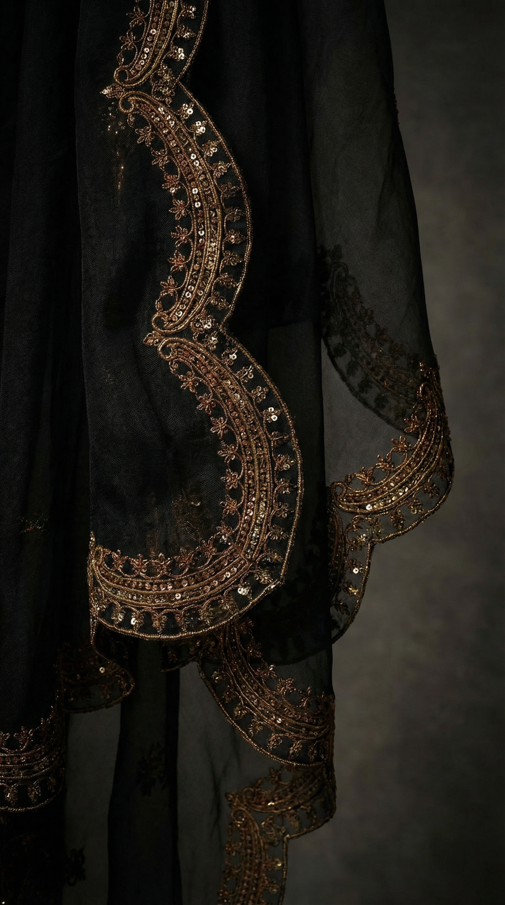 Anarkali | 3PC Organza Dupatta