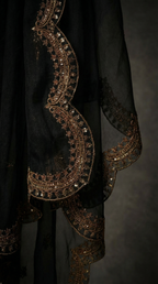 Anarkali | 3PC Organza Dupatta