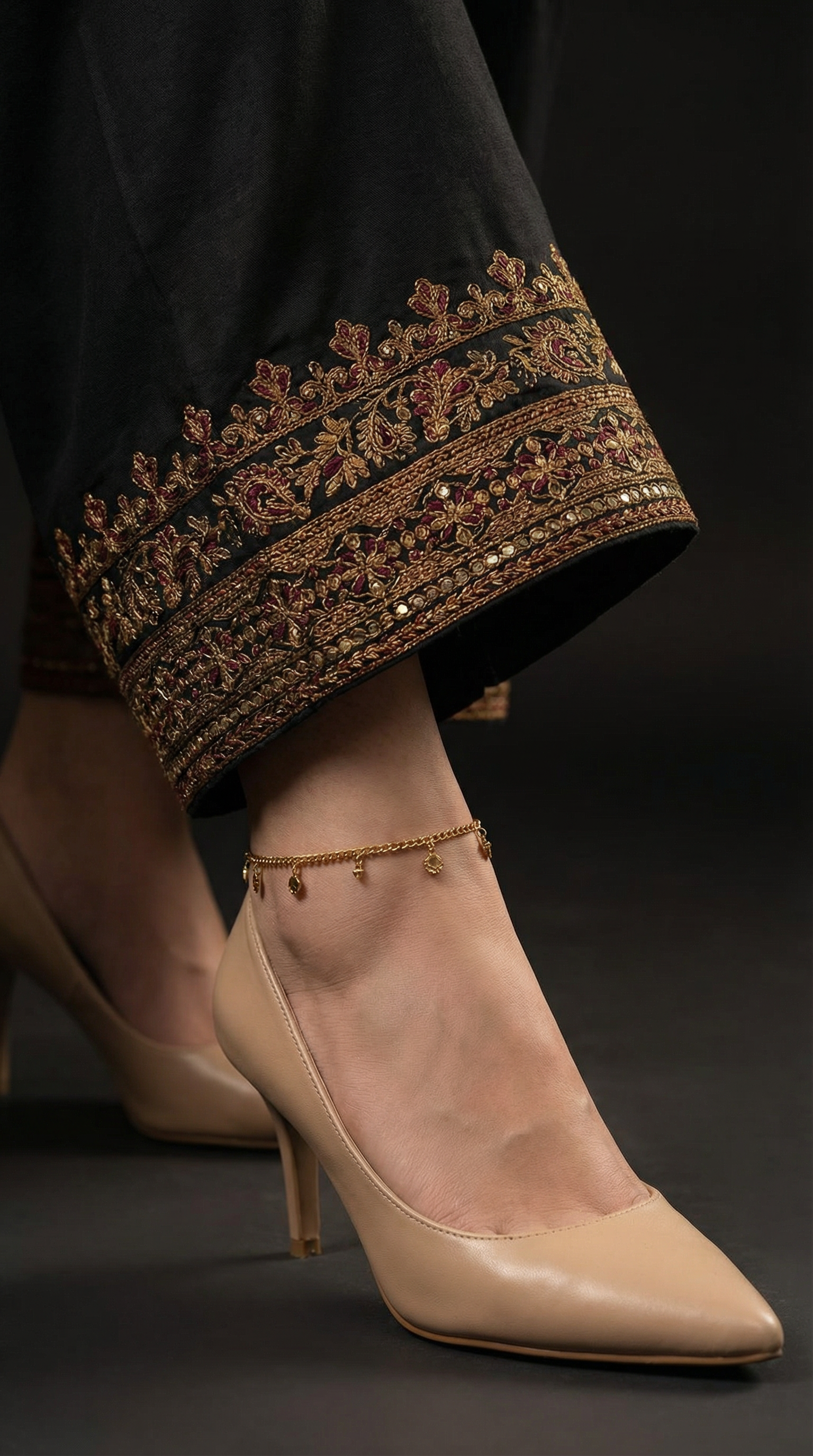 Anarkali | 3PC Organza Dupatta