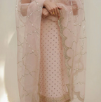 Gulabi | 3PC Organza Dupatta