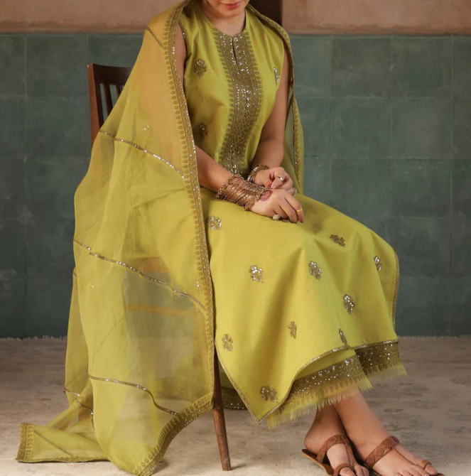 Silsila | 3PC Organza Dupatta