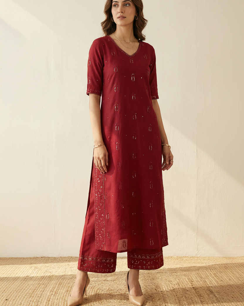 Tamana | 3 PC Organza Dupatta