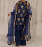 Neelam | 3 PC Organza Dupatta