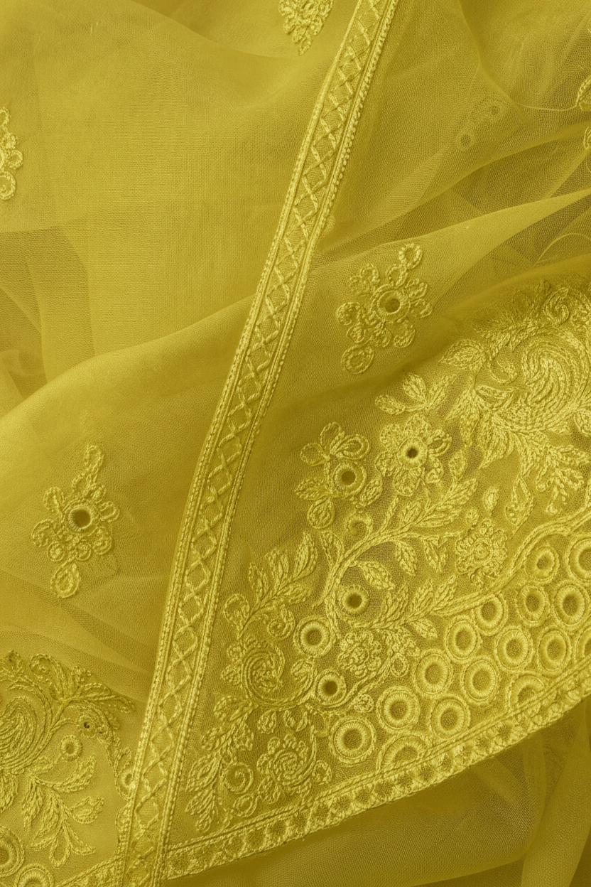 Nazanin | 3 PC Organza Dupatta
