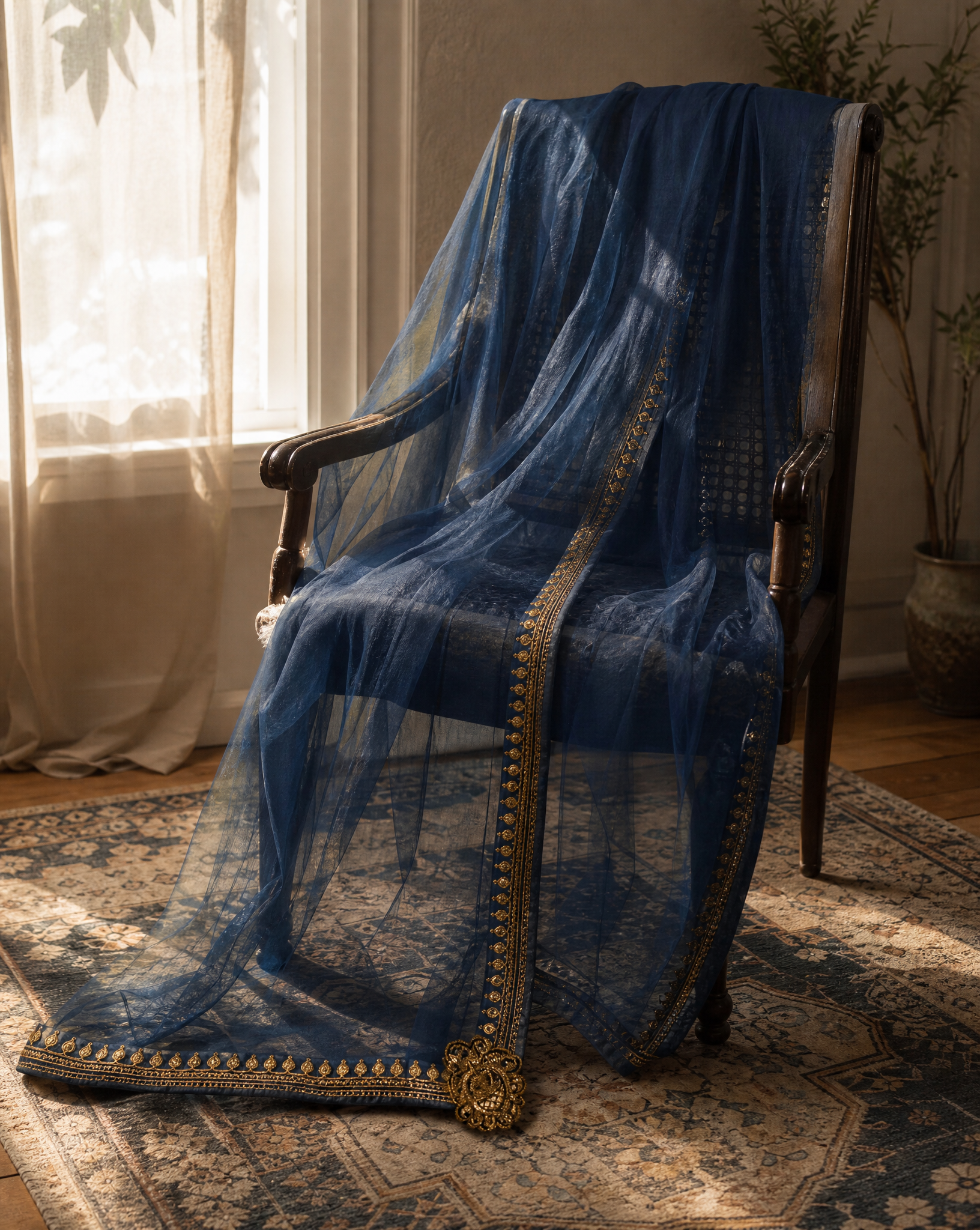 Neelam | 3 PC Organza Dupatta