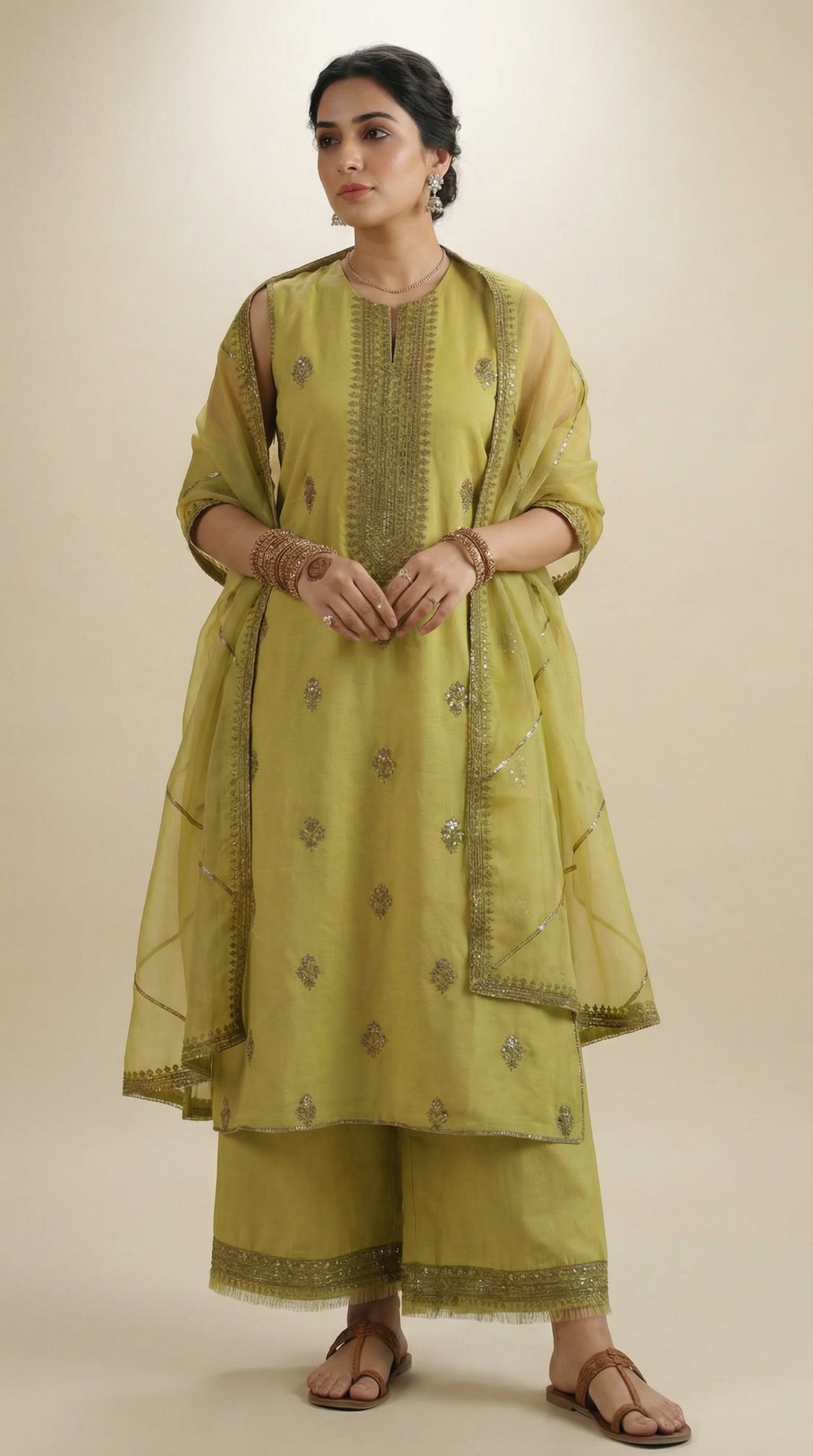 Silsila | 3PC Organza Dupatta