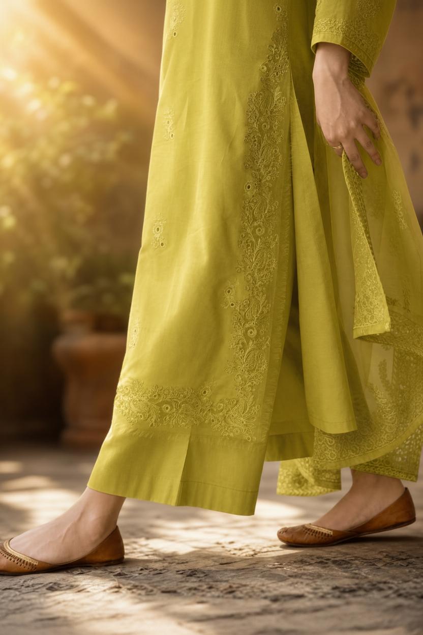 Nazanin | 3 PC Organza Dupatta