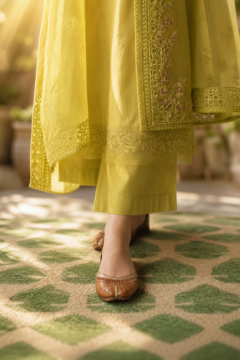 Nazanin | 3 PC Organza Dupatta