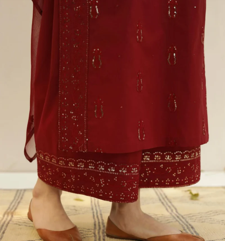 Tamana | 3 PC Organza Dupatta