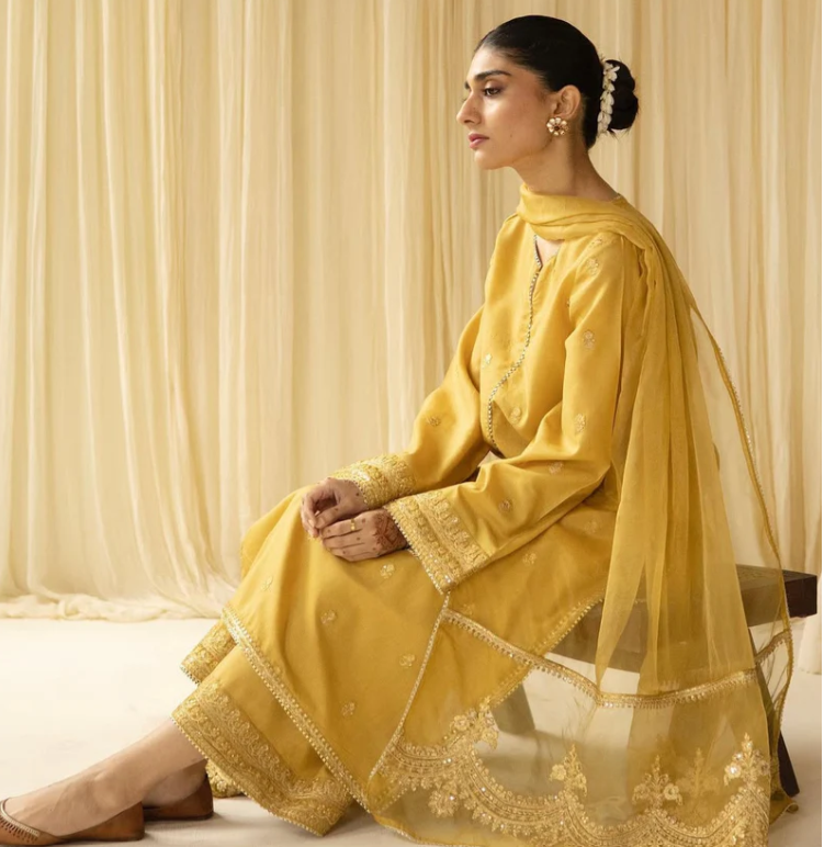 Naqsh | 3 PC Organza Dupatta